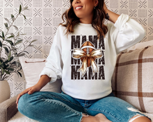 Load image into Gallery viewer, Football mama crew neck sweatshirt
