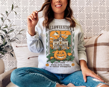 Load image into Gallery viewer, Halloween town vintage inspired crew neck sweatshirt
