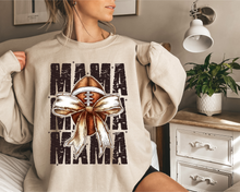 Load image into Gallery viewer, Football mama crew neck sweatshirt
