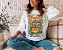 Load image into Gallery viewer, Halloween town vintage inspired crew neck sweatshirt
