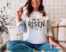 Load image into Gallery viewer, HE HAS RISEN MATTHEW 28:6 CREWNECK SWEATSHIRT
