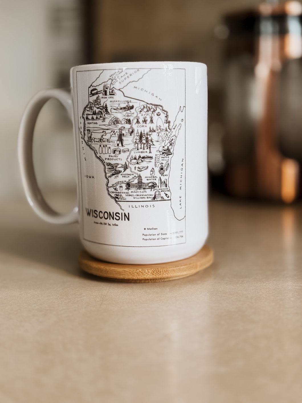 WISCONSIN COFFEE MUG