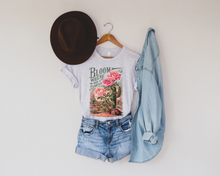 Load image into Gallery viewer, BLOOM WHERE YOU ARE PLANTED GRAPHIC TEE
