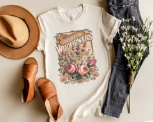 Load image into Gallery viewer, CONSIDER THE WILDFLOWERS LUKE 12:27 GRAPHIC TEE
