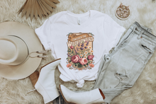 Load image into Gallery viewer, CONSIDER THE WILDFLOWERS LUKE 12:27 GRAPHIC TEE
