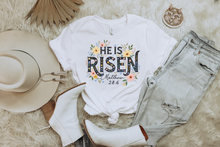 Load image into Gallery viewer, HE IS RISEN EASTER GRAPHIC TEE
