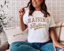 Load image into Gallery viewer, RAISING BALLERS BASEBALL GRAPHIC TEE
